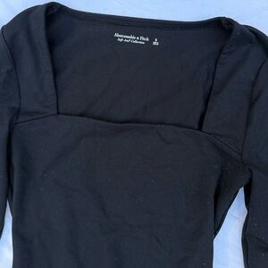 Abercrombie and Fitch bodysuit square neck long sleeve size small